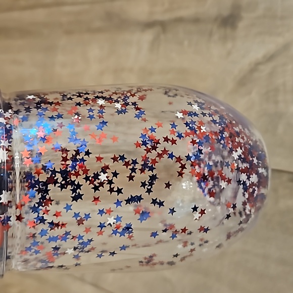 Set of 2 EUC double wall Star tumblers Plastic - Picture 3 of 3